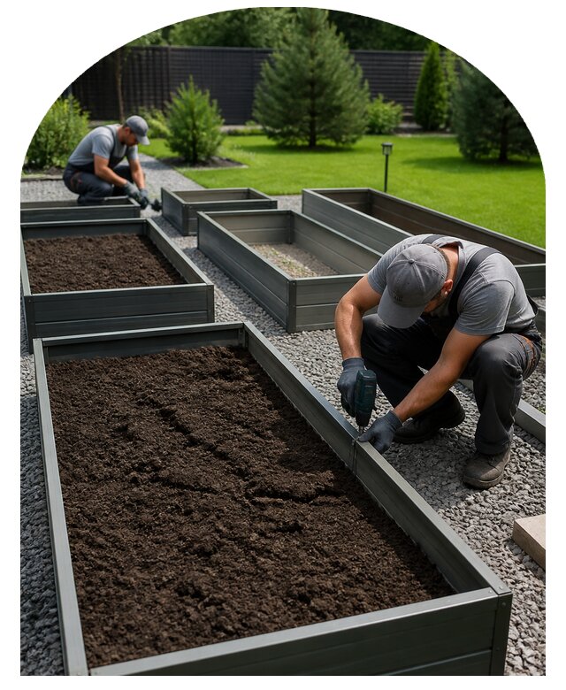 Грядки под ключ в Архангельске по цене от 15319 р. | Метпроект-Рхн